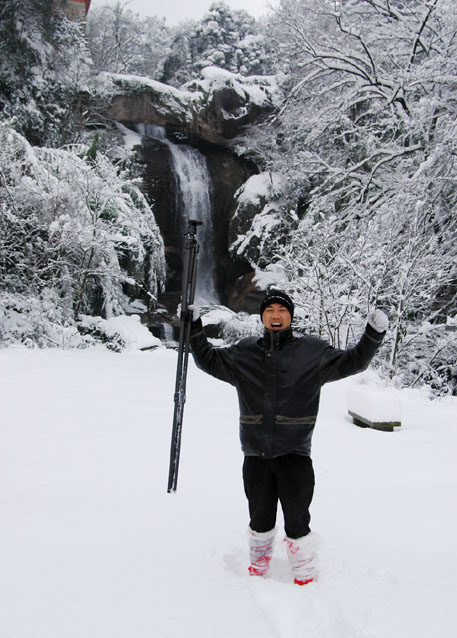 2004天台第一场大雪－－＜影像天台网＞２００４１２.３１
