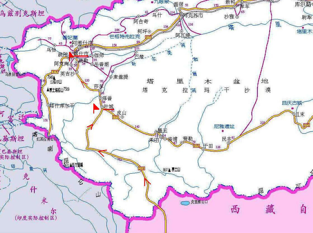 西藏行四川至西藏路线图(更新中)