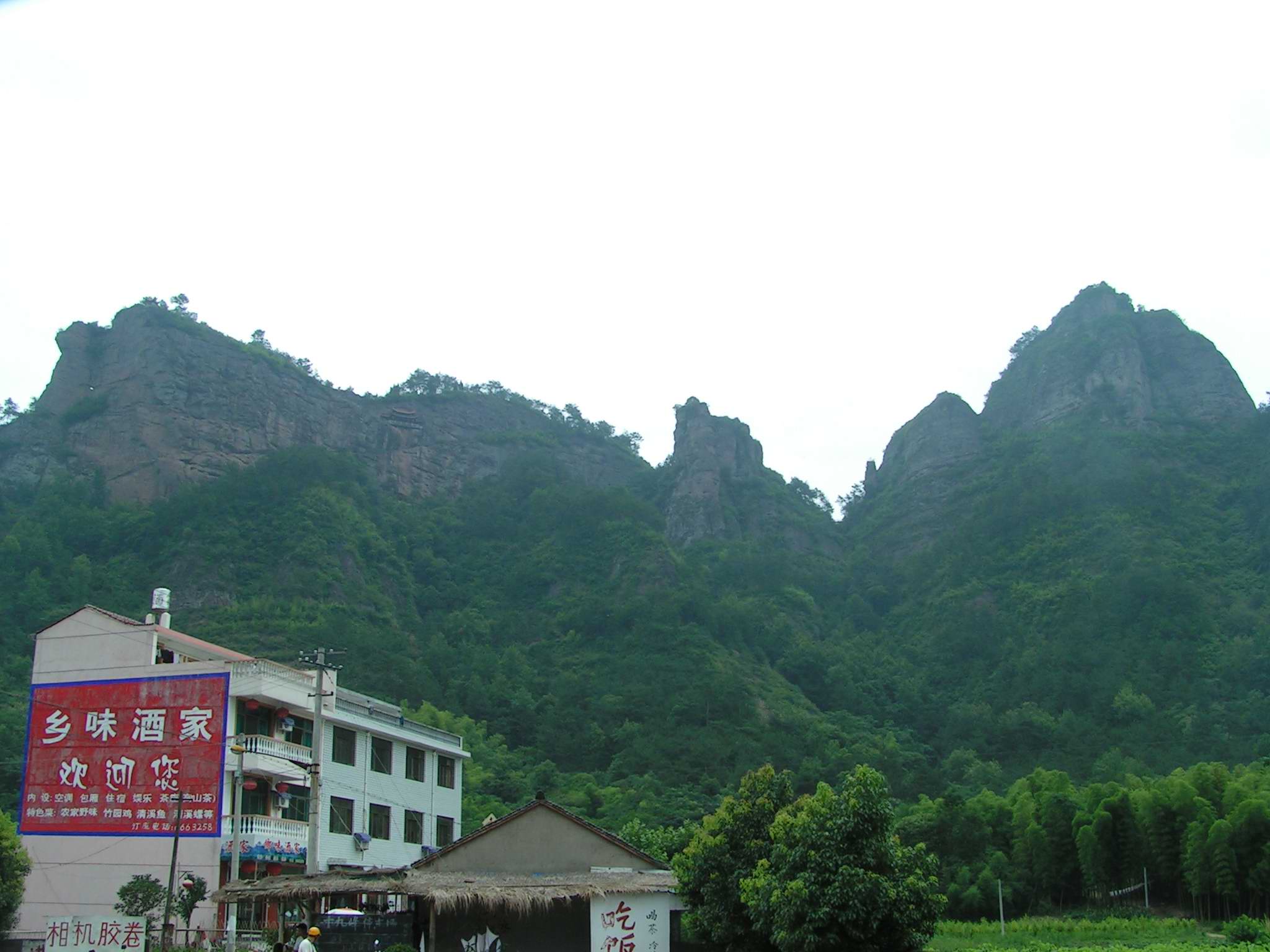 今天我前去新昌穿岩十九峄探路了.