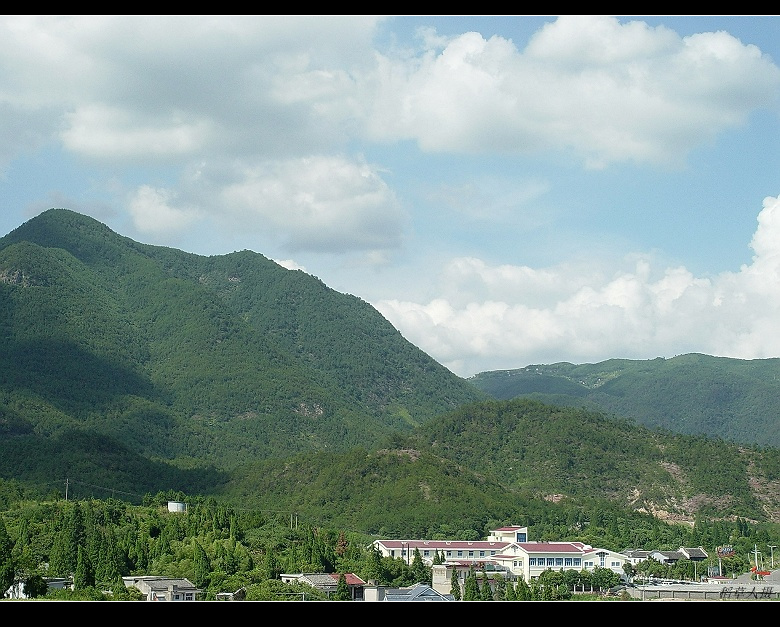 高山、流云