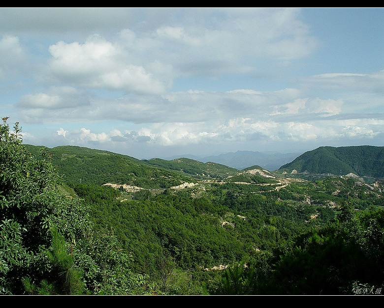 高山、流云