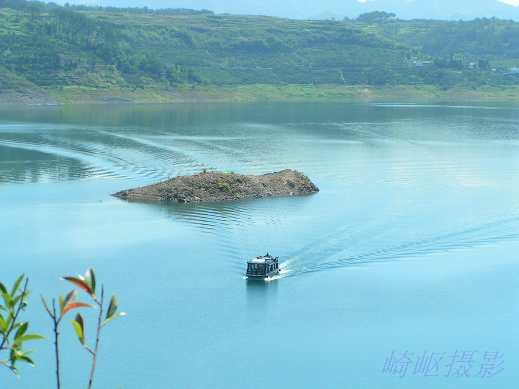摩托新昌沃洲湖景区一日游pp.