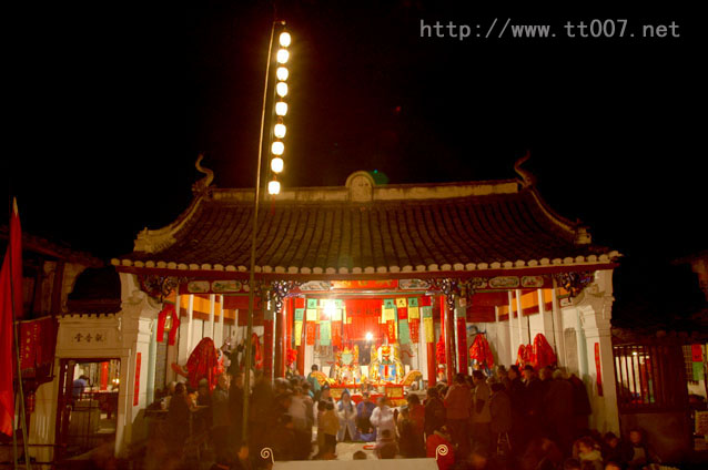 天台县镇台庙开光---街头