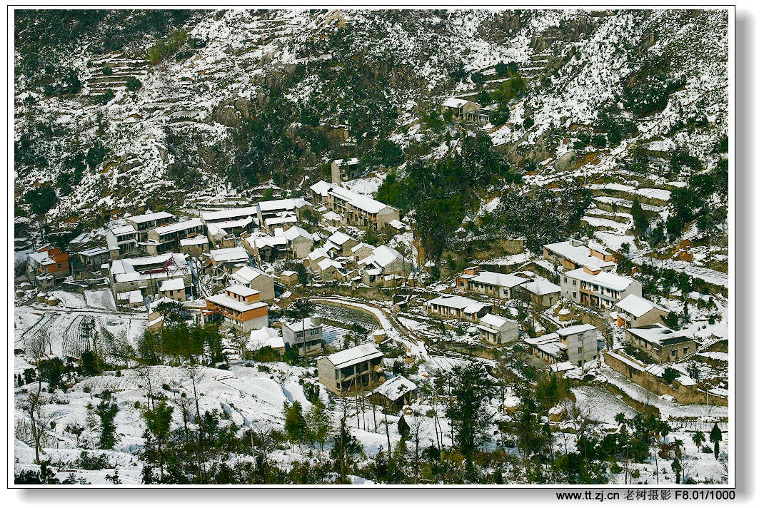雪中山村2004.12.31
