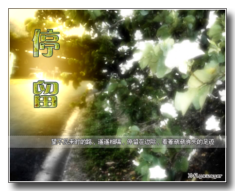 [泪儿逃逃]比烟花更寂寞