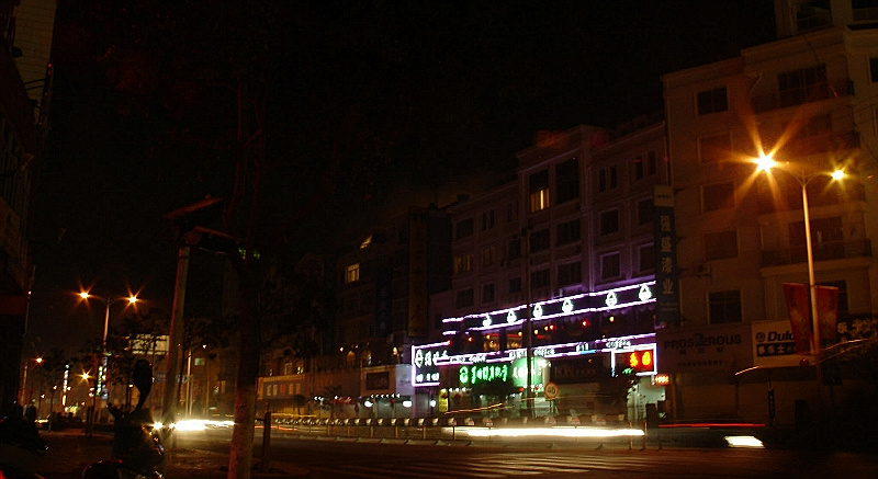 &天台夜景4张&