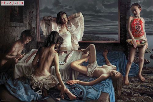 诡异的油画,北京-2008