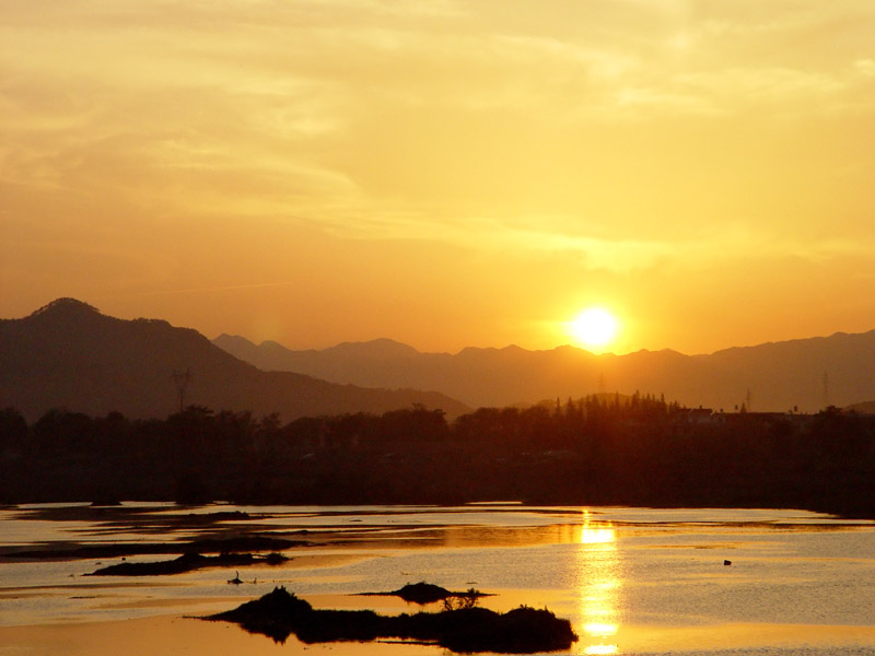 今天的夕阳