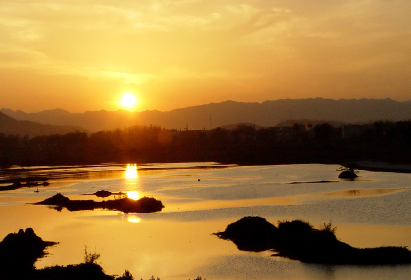 今天的夕阳
