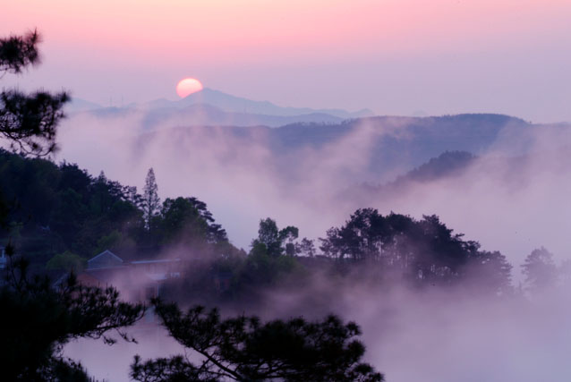 天台山云海