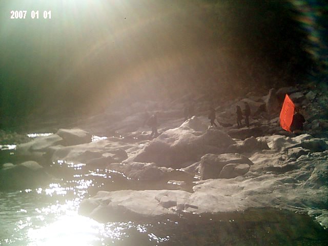 天台东北野溪沟------大同银板坑、下深坑探奇