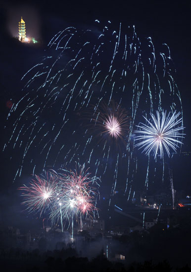 2007正月初一烟花