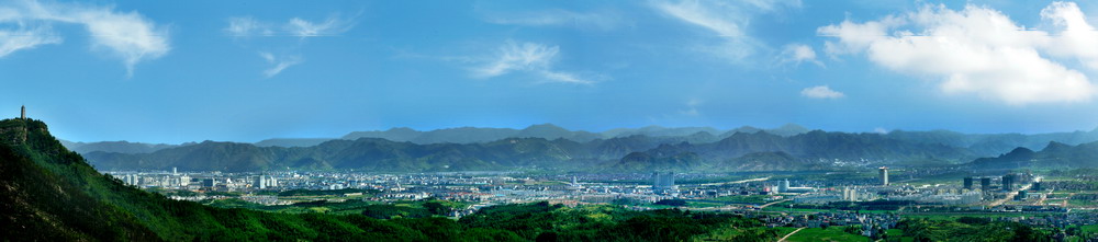 天台城全景