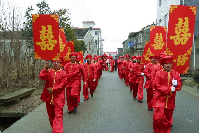 天台第一家仿古婚礼记实