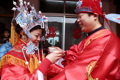 天台第一家仿古婚礼记实之五