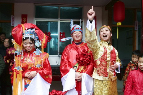 天台第一家仿古婚礼记实之五