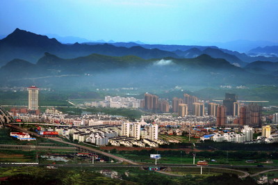 求天台全景
