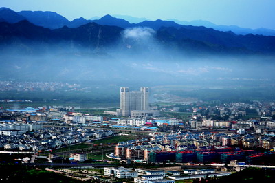 求天台全景