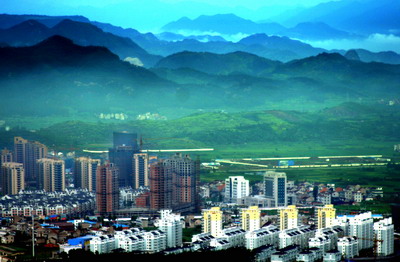 求天台全景