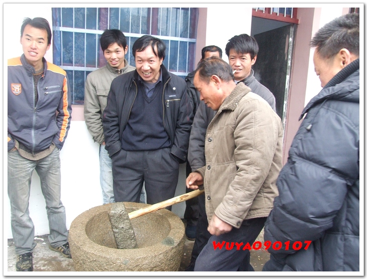 [天台驴友俱乐部]活动____捣水糕 . 过大年