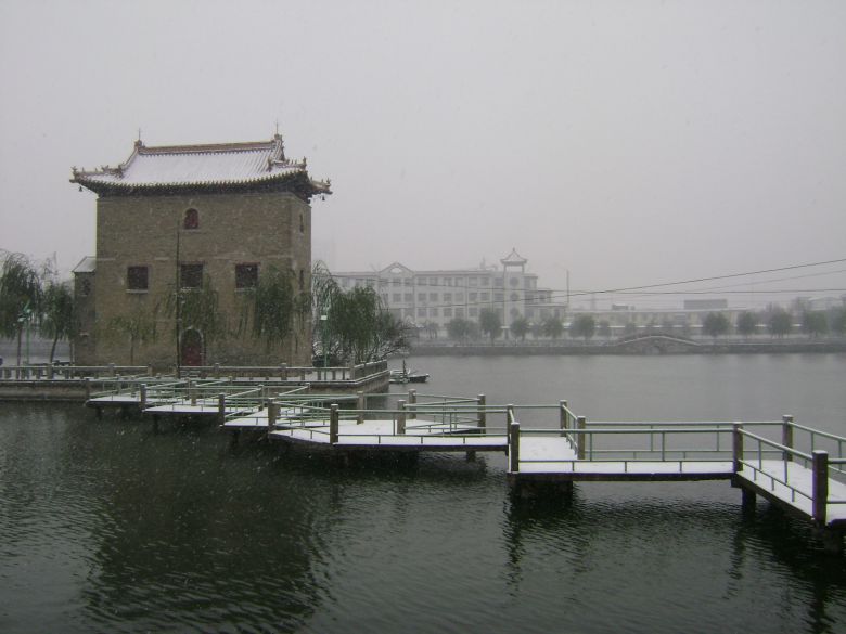 北方的雪景