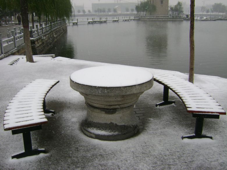 北方的雪景