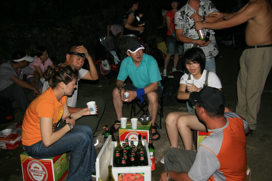 090613天台驴友俱乐部和乐清老狼户外俱乐部塔头寺联欢