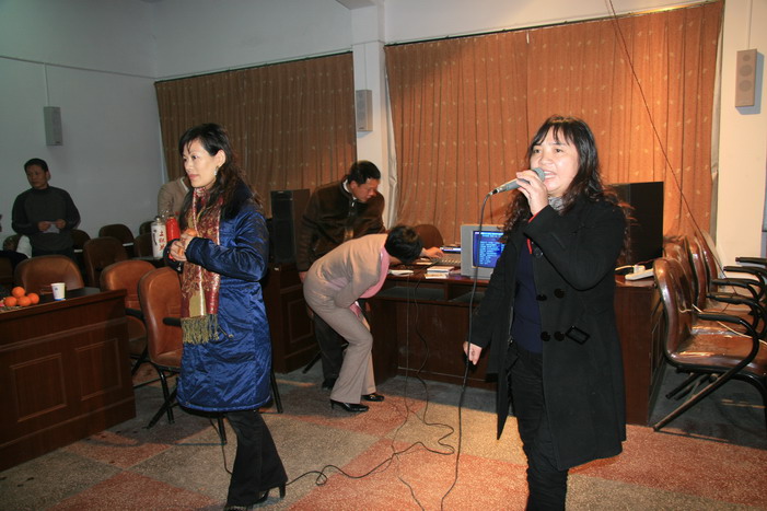 2007圣诞夜与义乌戏迷联欢交流
