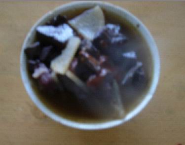 天台特色小吃--牛血羹