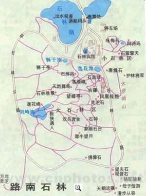 美 丽 的 石 林