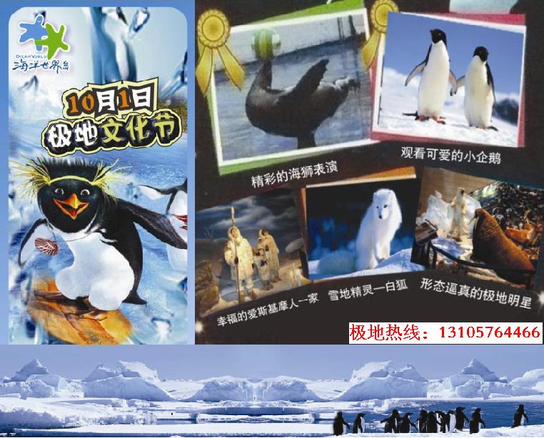 台州海洋世界极地文化节10月1日开幕