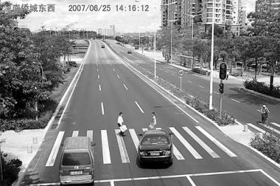 电子眼拍下-------